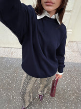 All Day Crewneck Sweatshirt Navy