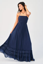 Coralyn Dress in Navy