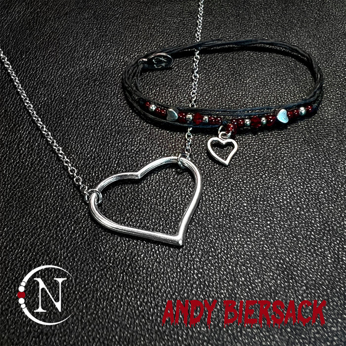 2 Piece Lonely Bleeding Heart Bundle by Andy Biersack ~ LIMITED EDITION 25