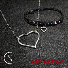 2 Piece Lonely Bleeding Heart Bundle by Andy Biersack ~ LIMITED EDITION 25