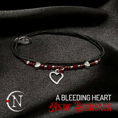 2 Piece Lonely Bleeding Heart Bundle by Andy Biersack ~ LIMITED EDITION 25