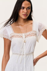 Georgine Cotton Lace Maxi Dress