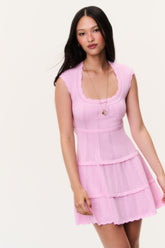 Laighton Stretch Pointelle Mini Dress