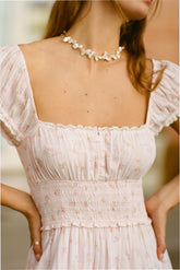 Lyssara Floral Cotton Maxi Dress