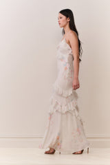 Rialto Floral Bow Print Maxi Dress