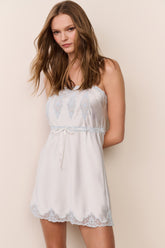 Sanna Lace-Detailed Mini Slip Dress