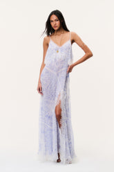 Stelline Sheer Silk Maxi Dress