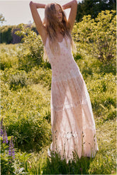 Kieva Floral Cotton-Silk Maxi Dress