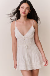 Zirelle Cotton Victorian Mini Dress