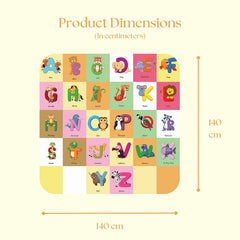 Happy Matty picnic mat size guide – 140 × 140 cm