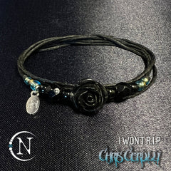 Black Bundle ~ I Won't R.IP Bracelet/Necklace Bundle by Chris Ceurlli