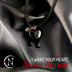 Black Choker/ Bracelet ~ I Want Your Heart Holiday 2025 by Johnnie Guilbert ~ Limited Edition
