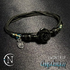 Black I Won't R.I.P NTIO Bracelet by Chris Cerulli ~ Limited Edition