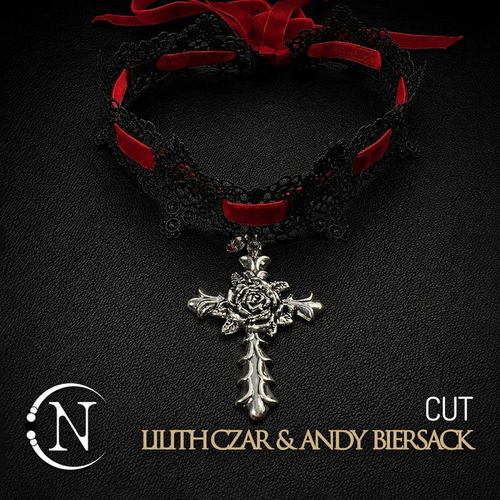 Black Lace Choker ~ Cut by Lilith Czar & AB ~ Limited Edition
