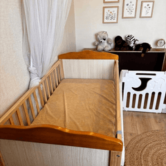 Camel Waterproof Crib Mattress Protector Sheet