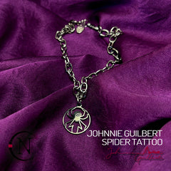 Chain Bracelet ~ Spider Tattoo by Johnnie Guilbert ~LIMITED EDITION