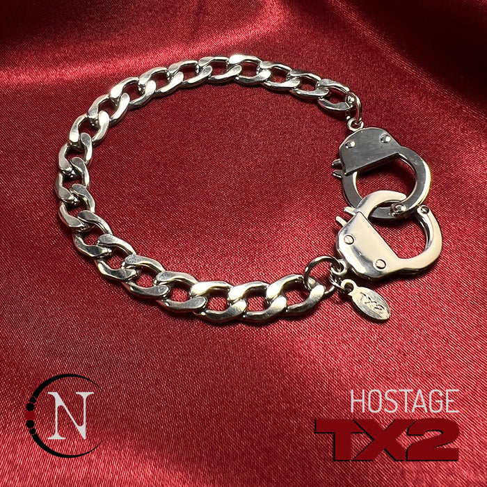Chain Cuff Bracelet ~ Hostage by TX2