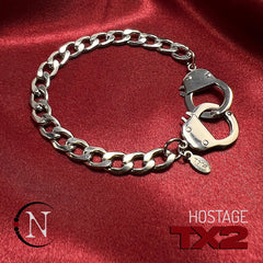 Chain Cuff Bracelet ~ Hostage by TX2