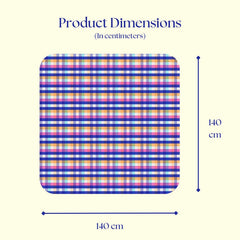 Happy Matty picnic mat size guide – 140 × 140 cm