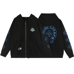 Chrome Hearts New Zip Up Hoodie -TQ72