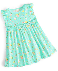 First Impressions Baby Girls Sunshine Floral-Print Knit Dress