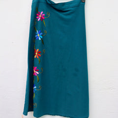 Floral Wrap Skirt