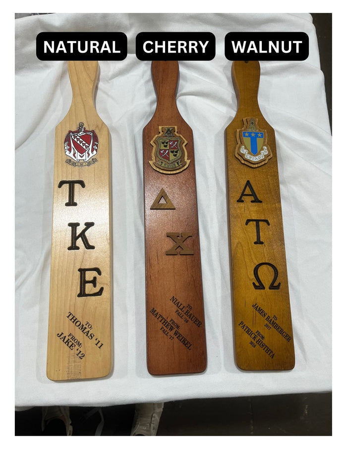 Fraternity Paddle NO RAISED CREST