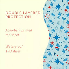 Premium Baby Burp with Double-Layer Protection for Mess-Free Feeding