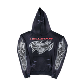 Hellstar Studios Airbrushed Skull Hoodie New