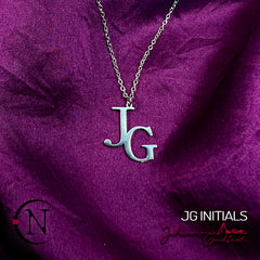 JG Initials Necklace by Johnnie Guilbert ~ Limited Edition PRE-ORDER