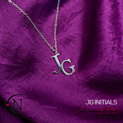 JG Initials Necklace by Johnnie Guilbert ~ Limited Edition PRE-ORDER