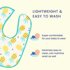 Happy Matty Lightweight Baby Bib with Easy Wash Feature for Babies