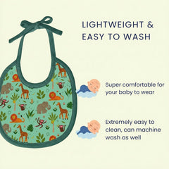 Lightweight and Travel-Friendly Happy Matty Baby Bibs Pack of 3
