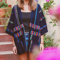 Kimono - Multicolor Stripes
