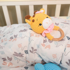 Happy Matty Kites Quilt Soft Quilted Fabric