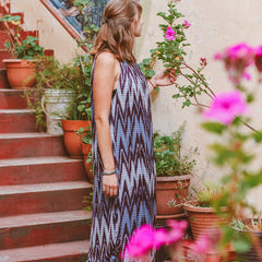 Long Dress - Natural Dyed