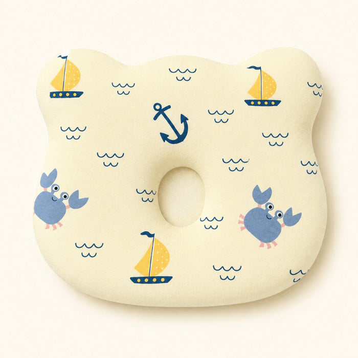 Happy Matty Nautical Print Cloud Head Pillow
