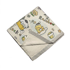 Peach Printed Towel