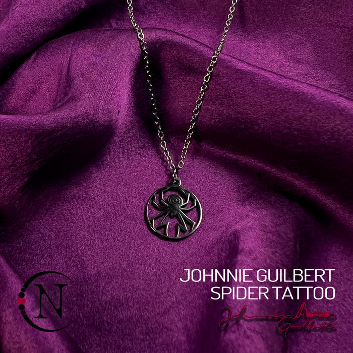 Petite Spider Tattoo Necklace by Johnnie Guilbert ~ LIMITED EDITION