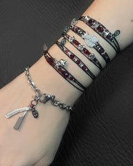 Red Gonna Be Alright NTIO Bracelet by Andy Biersack