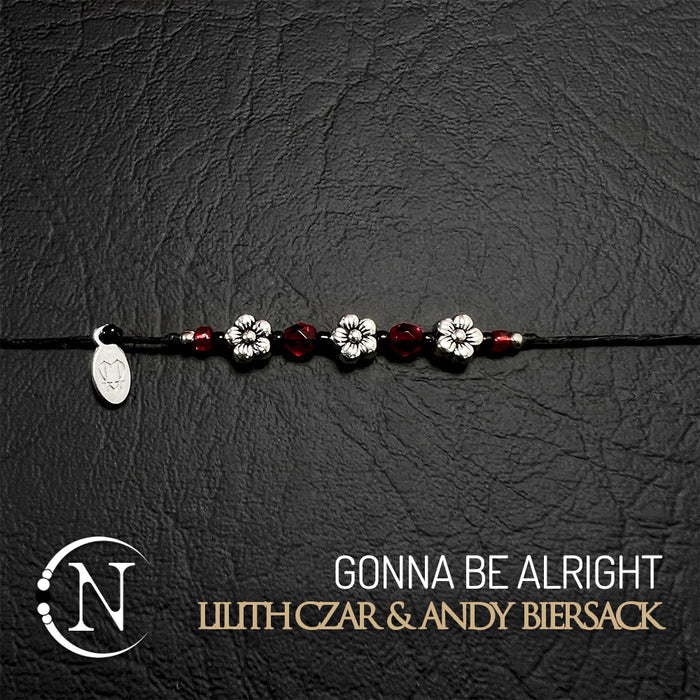 Red Gonna Be Alright NTIO Bracelet by Lilith Czar and AB