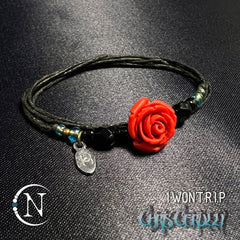 Red I Won't R.I.P NTIO Bracelet by Chris Cerulli ~ Limited Edition
