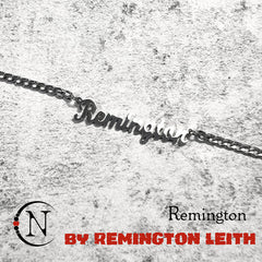 Remington Nameplate Necklace by Remington Leith ~ LIMITED EDITION PRE-ORDER