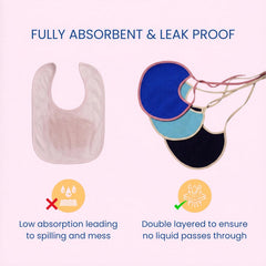 Royal Blue + Firoza + Dark Blue - Absorbent (Pack of 3) | Medium