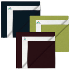 Royal Blue + Green + Maroon Dry Sheet (Pack of 3)
