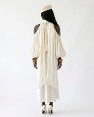 The Hannah Eloquent High-Neck Blouse