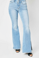 The Red Sea - Split Flare Jeans