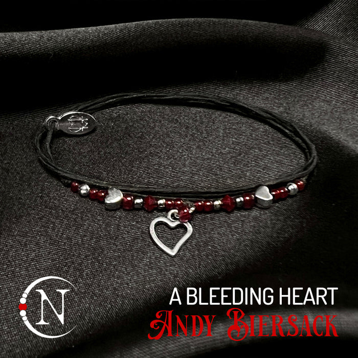 2 Piece Lonely Bleeding Heart Bundle by Andy Biersack ~ LIMITED EDITION 25