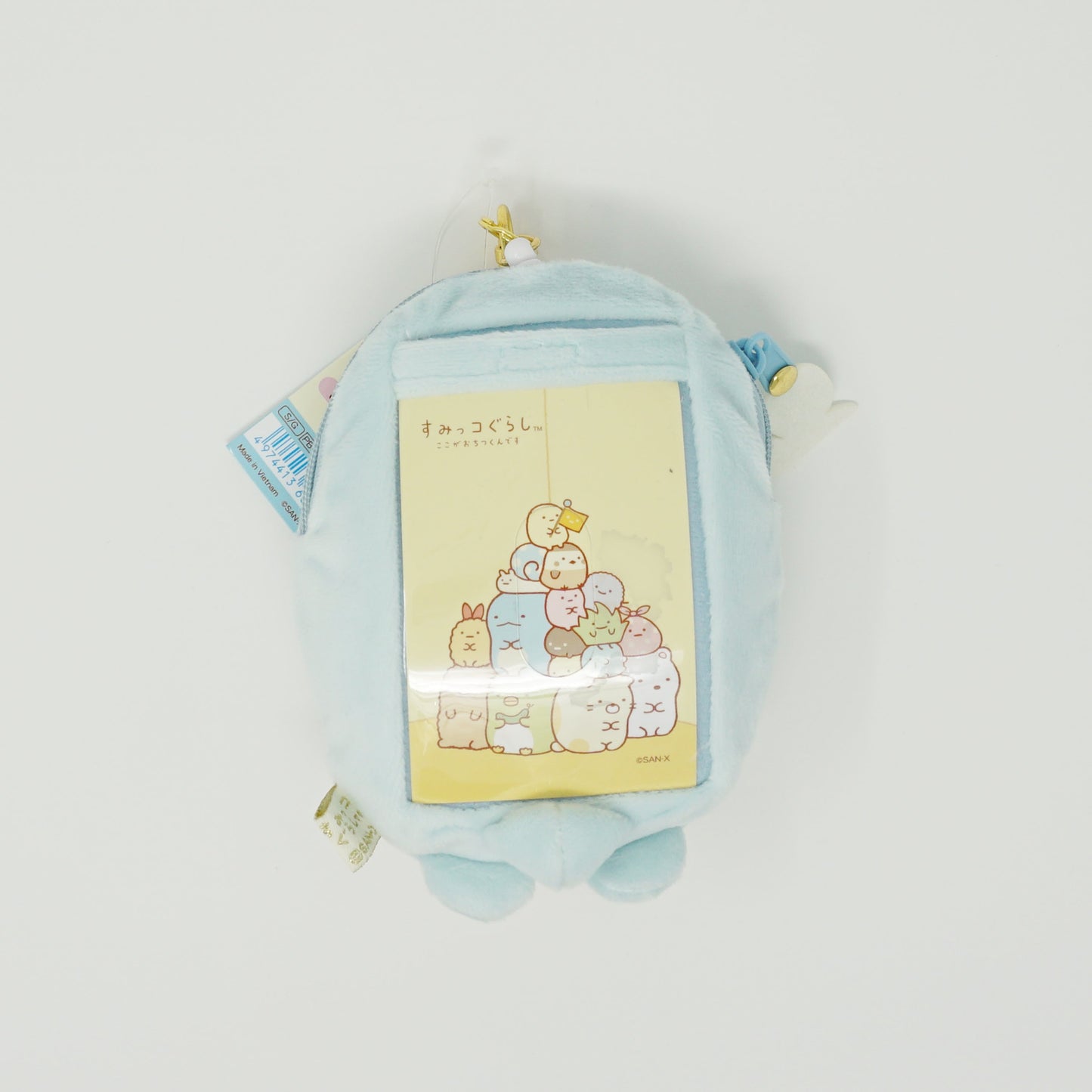 2016 Tokage Plush Pass Case with Reel - Sumikkogurashi