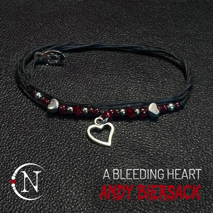 A Bleeding Heart NTIO Bracelet by Andy Biersack ~ Limited Edition 50
